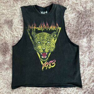 Def Leppard 1983 Graphic Muscle Tank Top